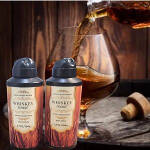 Bath & Body Works Men's Collection "Whiskey Toast" Body Spray Set